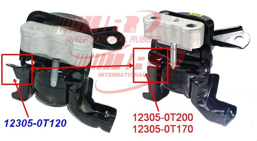 12305-0T120 Engine Mounting for Toyota Altis