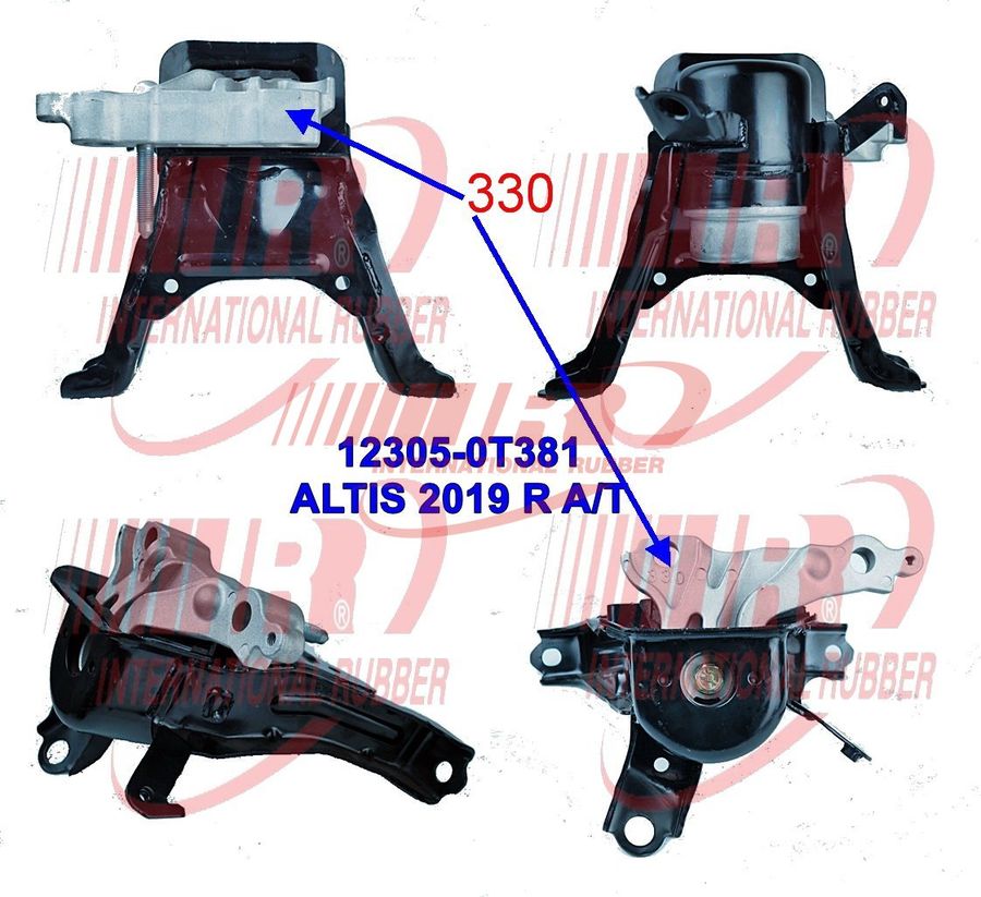 12305-0T381 Engine Mounting for Toyota Corolla 2014-2019