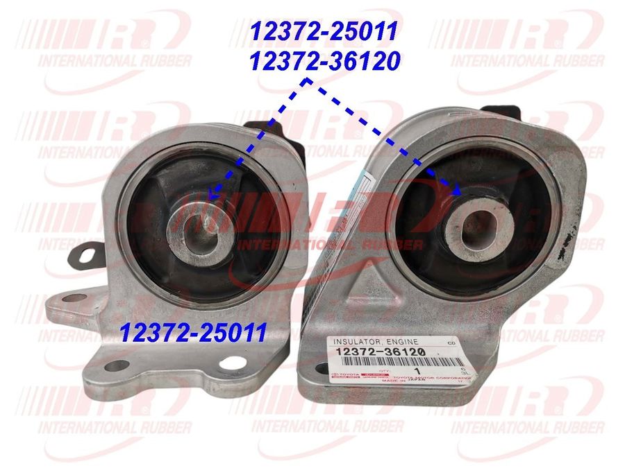 12372-36120 Engine Mounting for Toyota Hilux/Fortuner 2015-2023