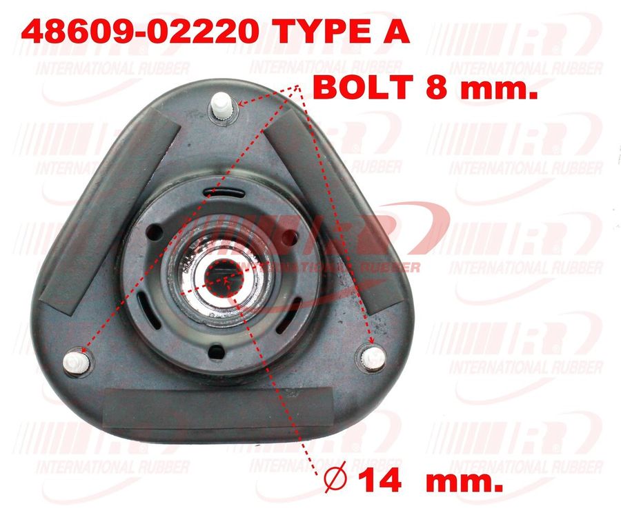 48609-02220 Shock Absorber Mounting for Toyota New Altis