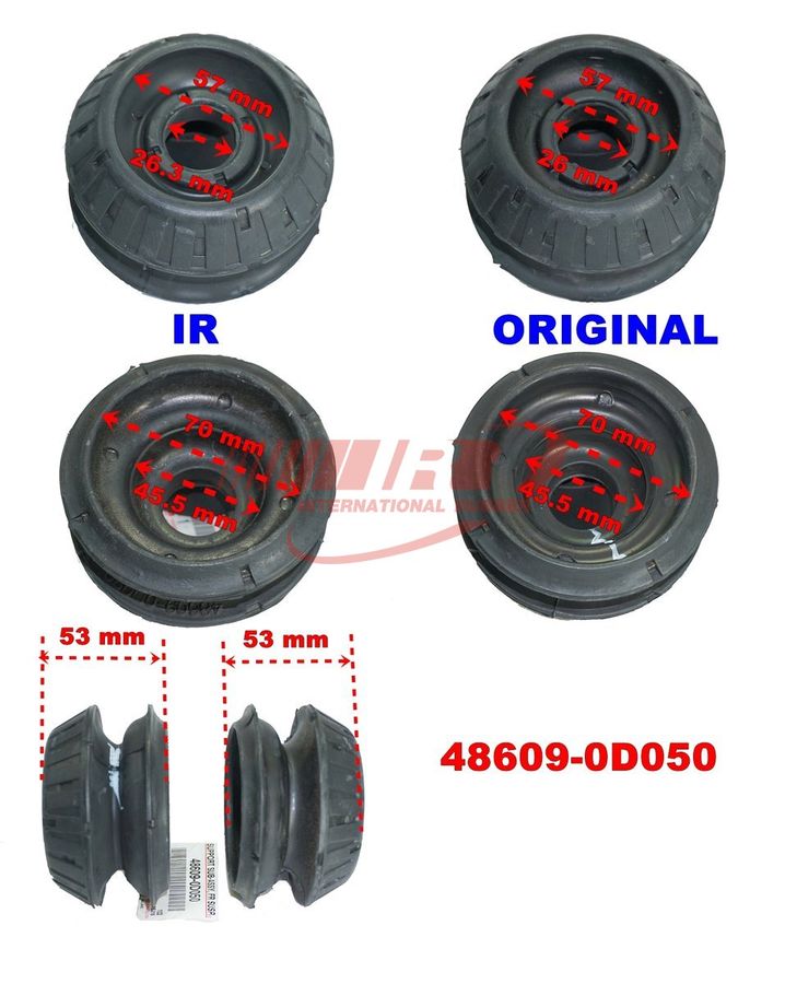 48609-0D050 Shock Absorber Mounting for Toyota Yaris