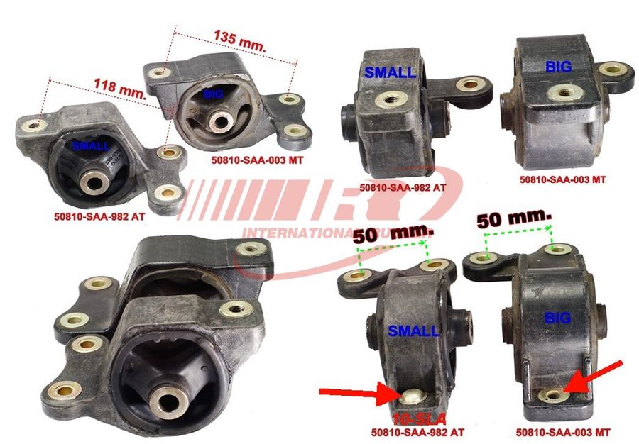 50810-SAA-982 Engine Mounting for Honda Honda Jazz/Fit GD 2001-2008