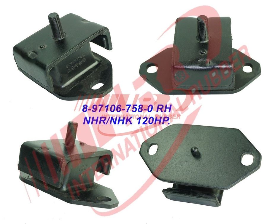 8-97106758-0 RH Engine Mounting for Isuzu Nhr