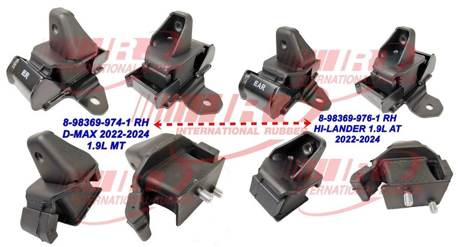 8-98369-974-1/976-1 RH Engine Mounting for Isuzu D-Max/MU-X 2012-2019