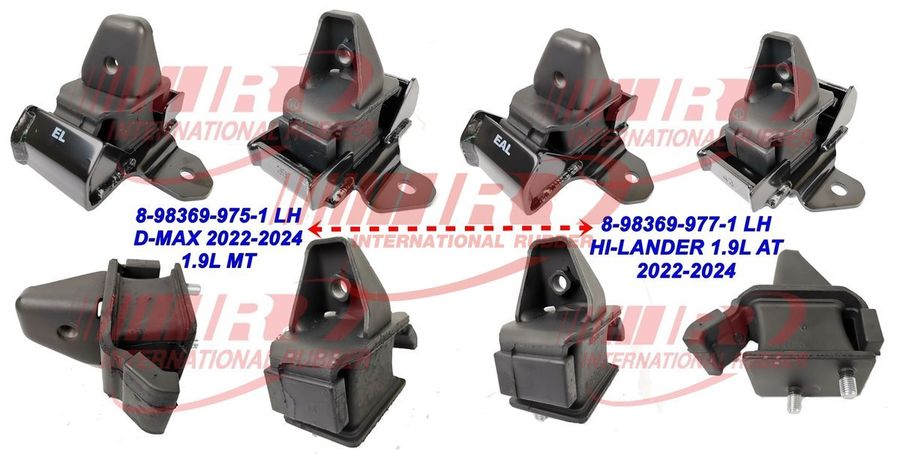 8-98369-975-1/977-1 LH Engine Mounting for Isuzu D-Max/MU-X 2012-2019
